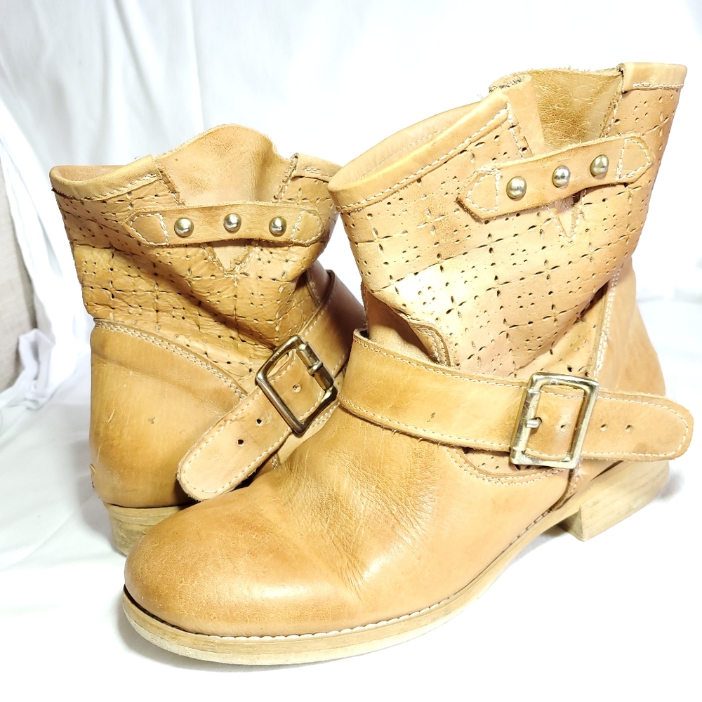 Italian Leather Western Boots